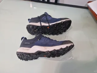 Zapatos trekking Quechua MH500 WTP azules