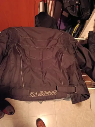 Chaqueta de moto RAINERS negra