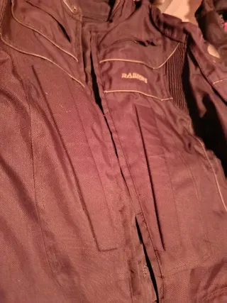 Chaqueta de moto RAINERS negra