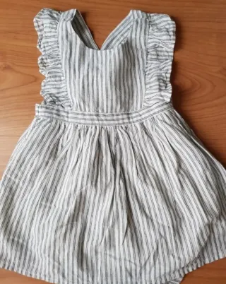Vestido con braguita niña 18 meses