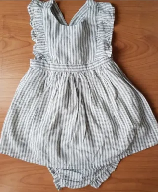 Vestido con braguita niña 18 meses