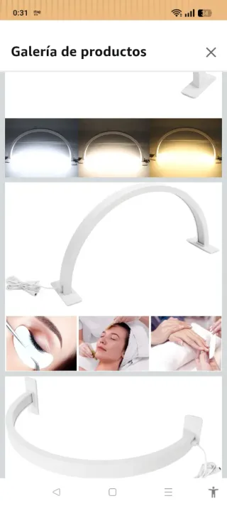 Lámpara Media Luna 3000K-6500K