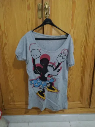 Camiseta Gris Minnie Mouse