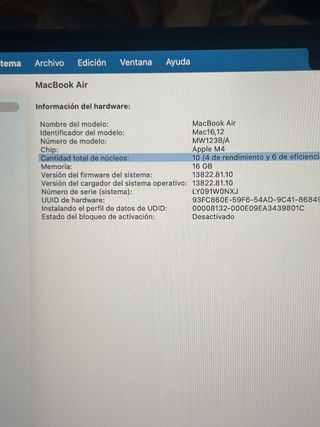 MacBook Air 13 16GB RAM 256GB SSD 2025