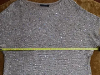 Jersey lentejuelas dorado y plateado. Talla L.