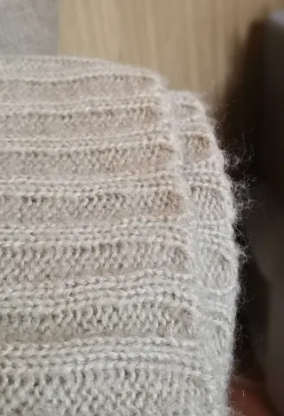 Jersey lentejuelas dorado y plateado. Talla L.