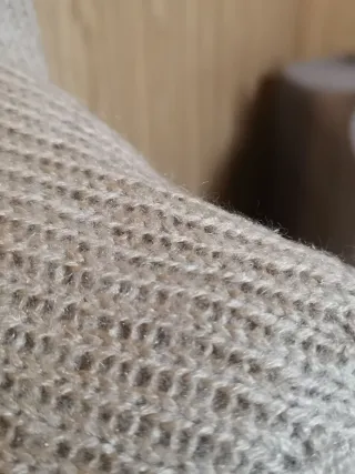 Jersey lentejuelas dorado y plateado. Talla L.