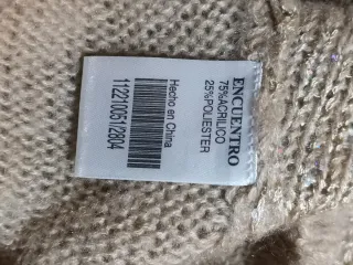 Jersey lentejuelas dorado y plateado. Talla L.