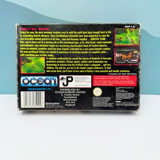 Jurassic Park Snes Completo CIB Super Nintendo
