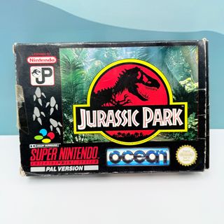 Jurassic Park Snes Completo CIB Super Nintendo