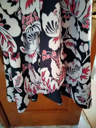 Vestido largo estampado elegante