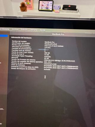 MacBook Pro 15 i9 32GB RAM 1TB SSD