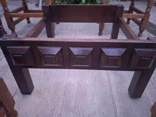 Sillas Castellanas Madera y Cuero