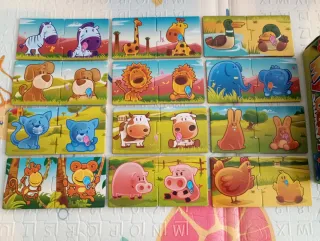 Juegos: peces imantados y puzzle