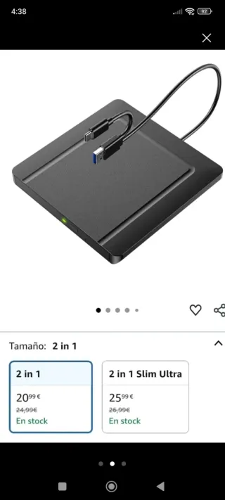 Reproductor externo PC