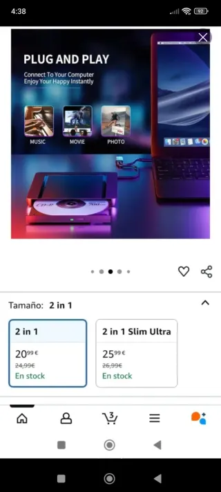 Reproductor externo PC