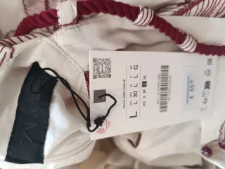 Vestido midi bordados estampado floral zara tallaL