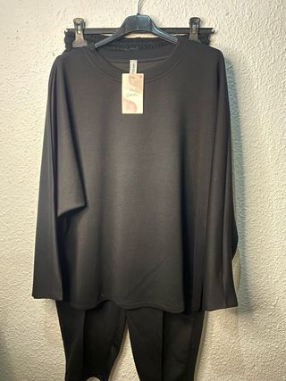 Conjunto 2 piezas manga larga mujer