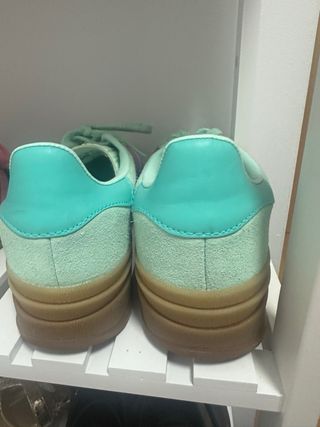 Adidas Gazelle turquesa y Rosa