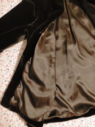 Chaquetón sintético marrón T46