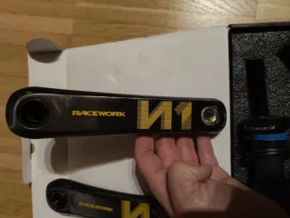 Guarnitura Carbonio 170mm 417g