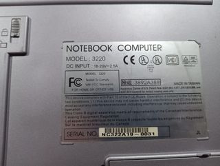 Portátil Ahead 3220