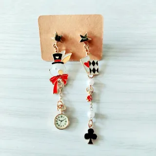 Conjunto Bisutería Conejo Blanco Alice