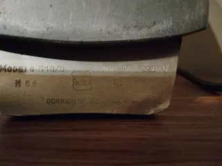 Plancha de ropa vintage no funciona