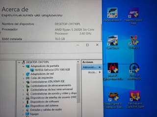 Ordenador Torre PC Gamer ryzen 5 rgb