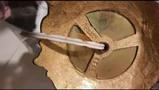 Pareja Lámparas Cerámica Vintage