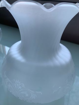 PLAFON de cristal esmerilado