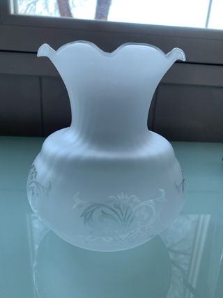 PLAFON de cristal esmerilado