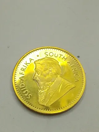 Moneda Krugerrand 1967 Chapada Oro 1oz