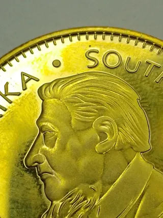 Moneda Krugerrand 1967 Chapada Oro 1oz