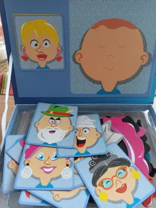 Juego de Imanes Caras Divertidas 77 Piezas