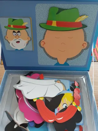 Juego de Imanes Caras Divertidas 77 Piezas