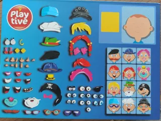 Juego de Imanes Caras Divertidas 77 Piezas