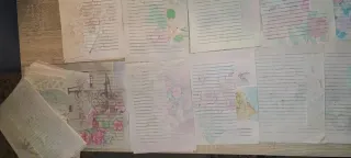 Cartas perfumadas vintage 2€ cada una