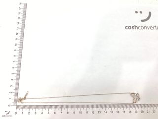 cadena plata 925mm con piedra con circonita 19 2.5cm