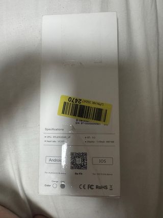 Smartwatch Oukitel BT10 Negro/Naranja Nuevo