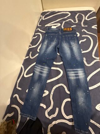 Jeans Dsquared2 Patchwork Blu