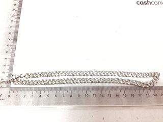 cadena plata 925mm con piedra con circonita 19.5cm