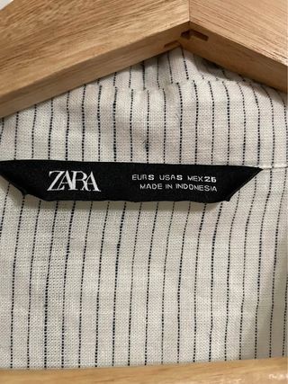 Túnica Zara Talla S Rayas Finas