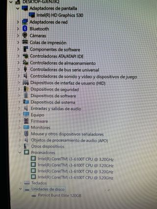 Ordenador AIO HP i5 8GB/128GB Todo en Uno