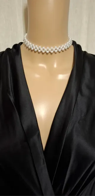 Collana girocollo perle