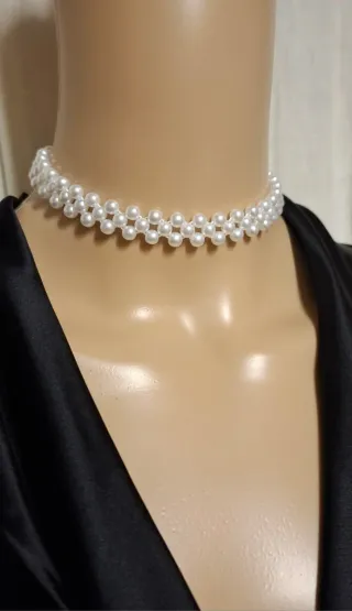 Collana girocollo perle