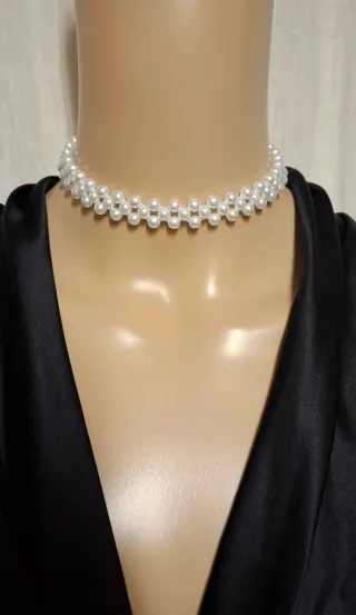 Collana girocollo perle