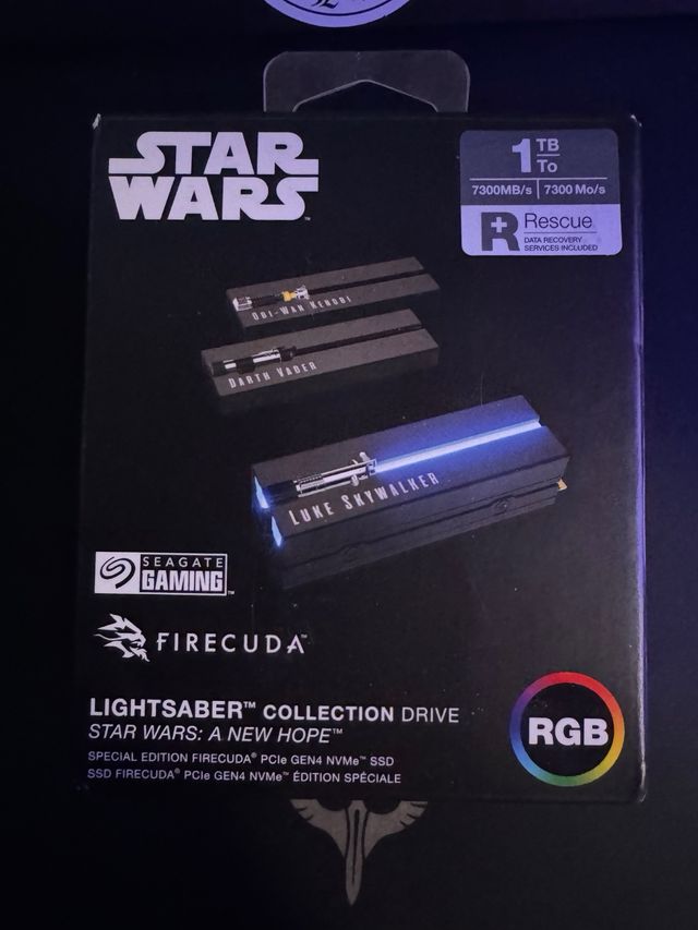 SSD FireCuda 1TB M.2 Lightsaber – 7300MB/s PCIe 4.