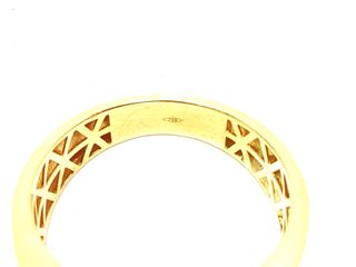 sello oro 18k con piedra