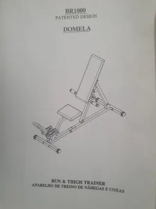 Banco de pesas BR1000 Domela
